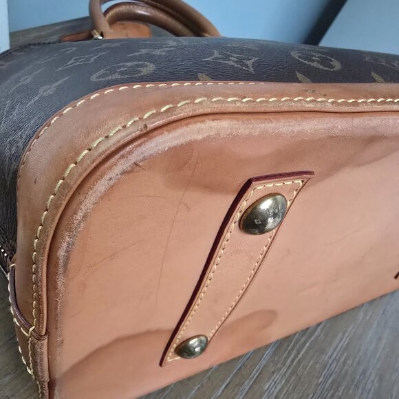 Alma PM New Model Brown Monogram Louis Vuitton Bag (year 2014) - Picture 14 of 16